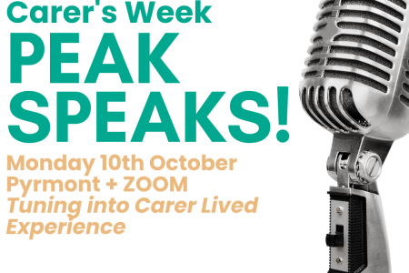 Peak Speaks – Tuning Into Carer Lived Experience