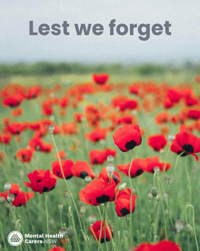 To pay our respects and remember those who have served, MHCN will be closed today, Friday April 25th, and opening as normal on Monday, April 28th.  Our Admin and Carer Connections Line will also be closed during this time.  Lest we forget.